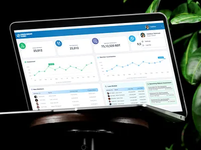Provident Fund Management Web Application digital pf services interactive prototyping ui user interface ux