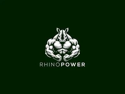 Rhino Logo africa african angry rhino animal bodybuilder construction gym gym logo illustration powerfull rhino powerpoint rhino rhino head rhino logo rhino power rhinos strong warrior zoo