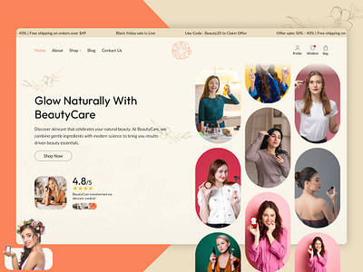 Beauty product website build wordpress website company website design website elementor figma figma design figma design website figma website figma website design framer website funnelish saas landing page ui website design webpage website website design website development website mockup website ui ux website ui ux design