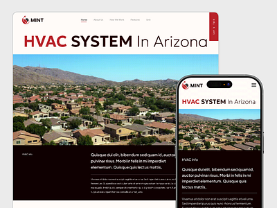 ❄️ Mint HVAC – Keeping Arizona Cool, One Home at a Time appdesign branding cleanui creativedesign design designforgood dribbbledaily eventmanagementui figma figmadesign illustration madewithfigma minimalui moderndesign nonprofitdesign prototype uiuxdesign ux uxdesign webdesign