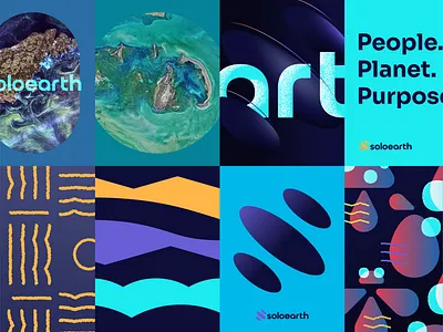 Soloearth - Brand Overview 3d animals art bright colors earth elements globe latin america nature vibrant water