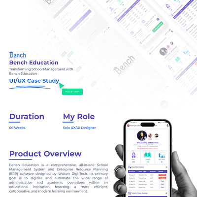 Case Study: Bench Education case study presentation case study: bench education interactive prototyping