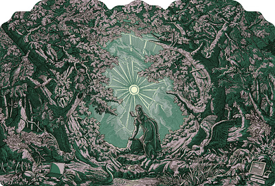 XDC Network - Etching-style Editorial Illustrations ancient book classical community conceptual cover crypto editorial engraving etching fantasy history illustration magic middle ages myth network pagan renaissance river