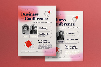 Business Conference Flyer business business conference company company flyer coporate corporate flyer flyer graphicook graphicook studio poster print template white