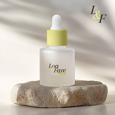 LOA & FAYE — SKINCARE branding graphic design logo