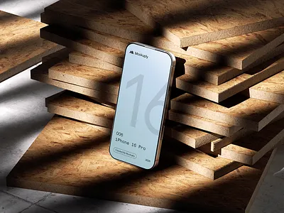 iPhone 16 Pro Mockup 3d apple branding design iphone mockup mockuply mockups