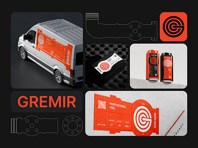 GREMIR Branding – Logo, Packaging, Transport & Visual System brand and identity brand design brand designer brand guidelines brand identity branding branding and identity creative logo geometric logo identitydsign logo logo design logo designer logos logotype mark modern modern logo simple visual identity
