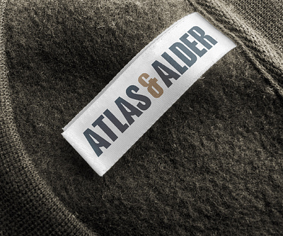 ATLAS & ALDER — MEN FASHION branding graphic design logo