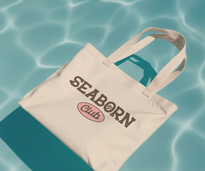 SEABORN CLUB — SWIMWEAR branding graphic design logo
