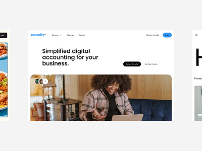 Landing Pages branding design interface landing landing page layout minimal modern ui ux web web design