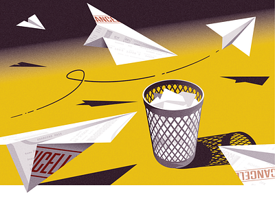 Flight cancellations: know your rights this summer (Which?) air can conceptual flight illustration paper plane trash