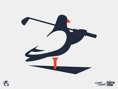 Golf Project WIP! character design golf graphics illustration logo pigeon t shirt design tee design vector design
