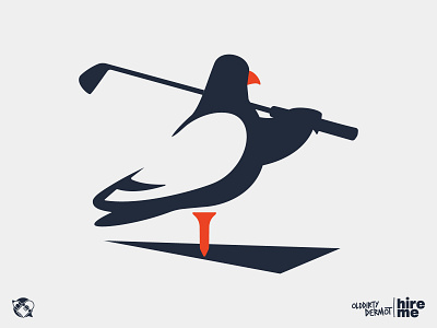 Golf Project WIP! character design golf graphics illustration logo pigeon t shirt design tee design vector design