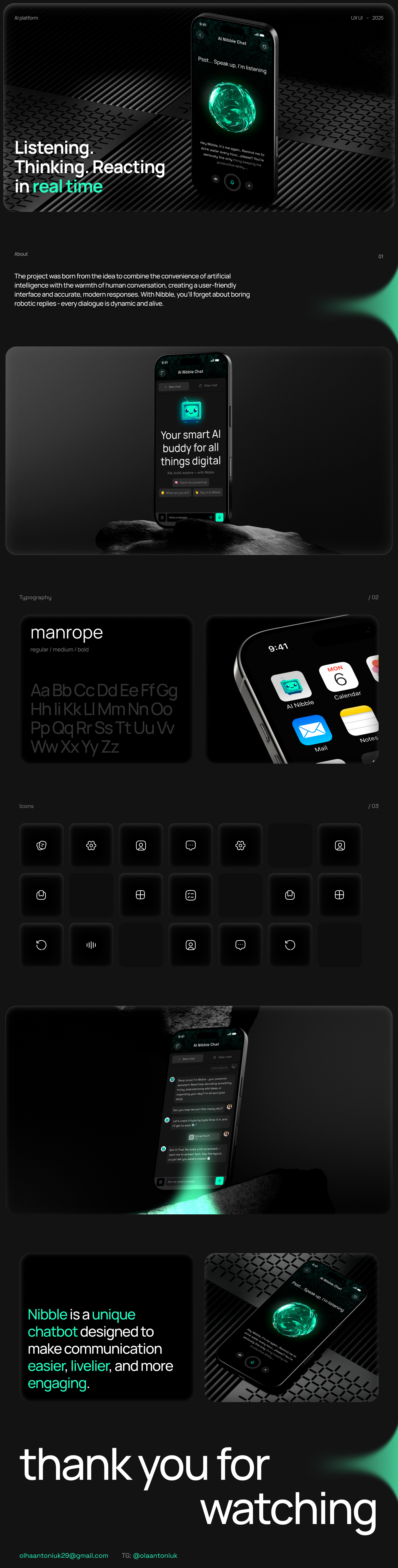 AI Chat Interface ai app appdesign application chatapp chatbot chatinterface digitaldesign messagingapp techdesign techui ui userinterface ux uxui