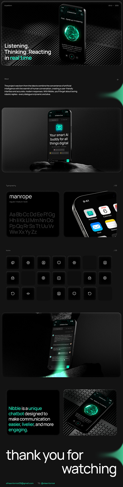 AI Chat Interface ai app appdesign application chatapp chatbot chatinterface digitaldesign messagingapp techdesign techui ui userinterface ux uxui
