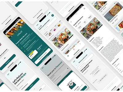 Culina AI - A Smart Food recipe app ai app dashboard design food home mobile app product design recipe uiux web design