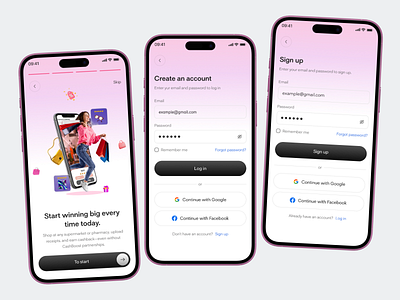Shop Smart & Cashback App Design app design cash app cashback coupons discounts mobile app mobile app design mobile ui money shop shopping ui ui ux widgets