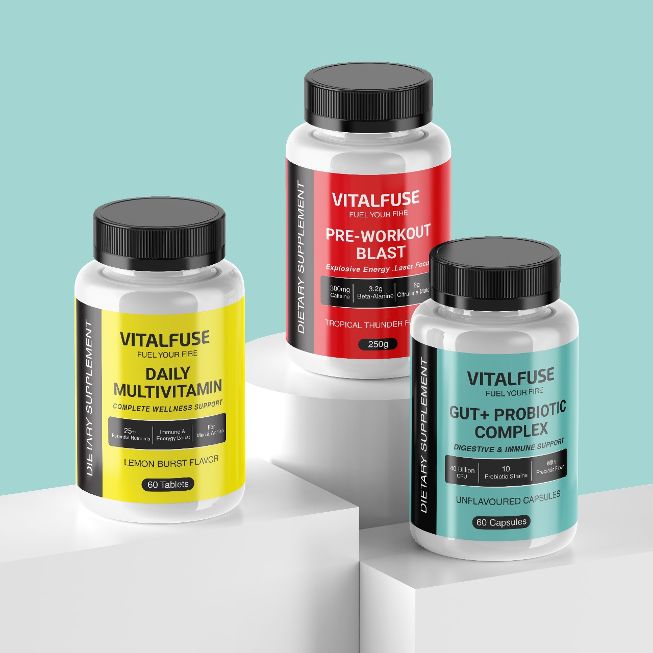 Example of Supplement Label Design Service