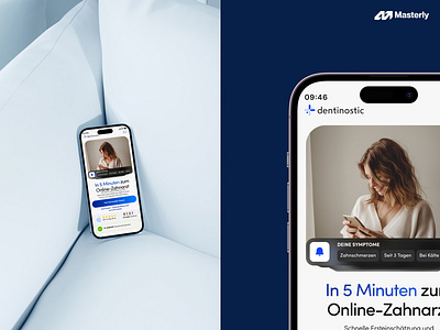 UX/UI Design for an Innovative Oral Health Platform | Masterly branding design diagnosing healthcare logo logo design medical app mobile 1st mobile app mobile app design mobile design mobile first oral health startup design treating ui uiux ux web design website design