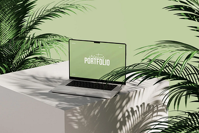 MacBook Mockup aesthetic apple brand branding device instagram macbook macbook mockup mockup social media summer website