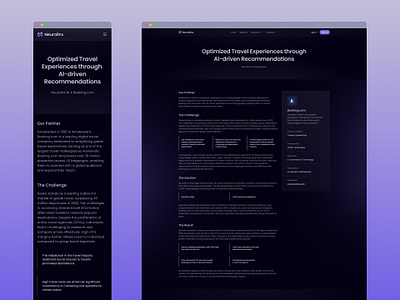 Neurolinx - AI Agency & Technology Startup Website Design agency website ai ai agency ai chat bot ai startup ai technology ai website chat chatbot dark landing page startup startup website tech ui ux web design web3 website website design