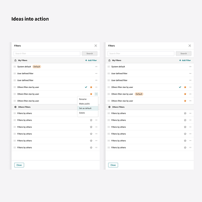 Filters Redesign case study filters healthcare ui ux