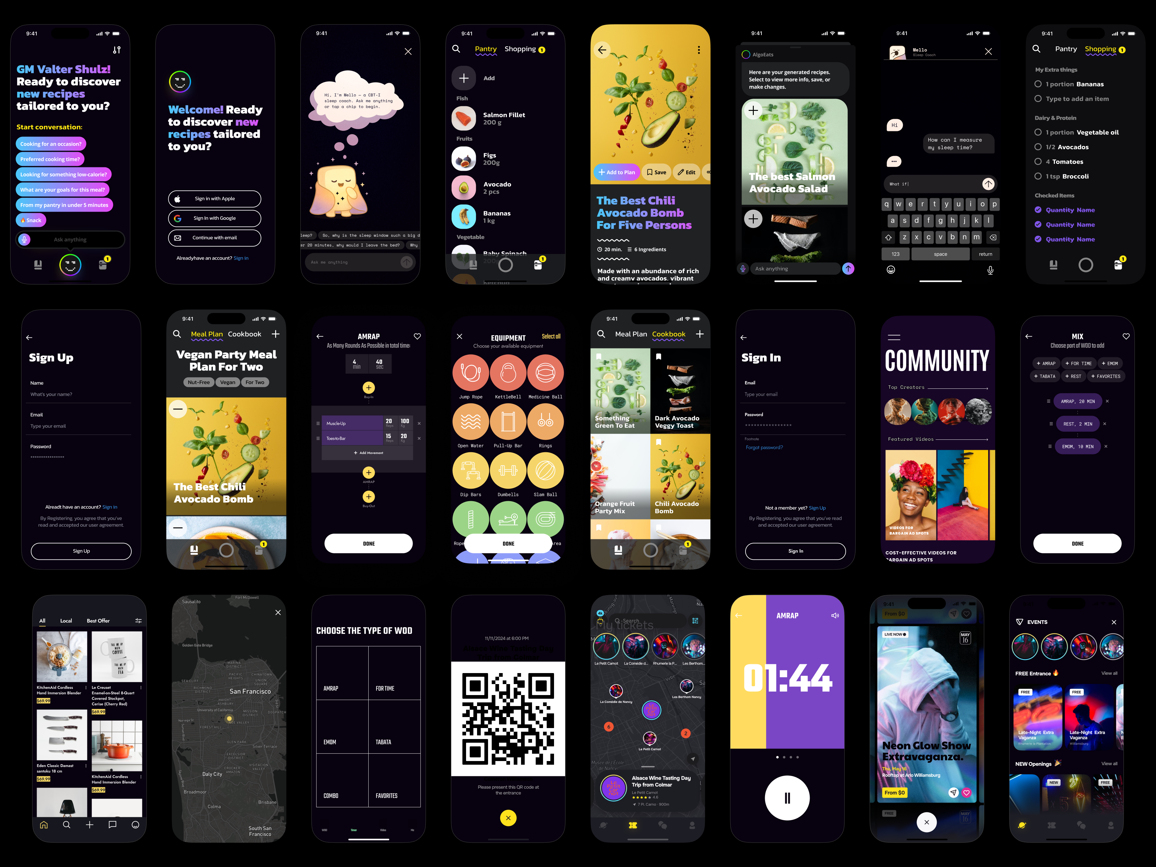 Example of Dark Mode Add On – 10 Mobile App Screens
