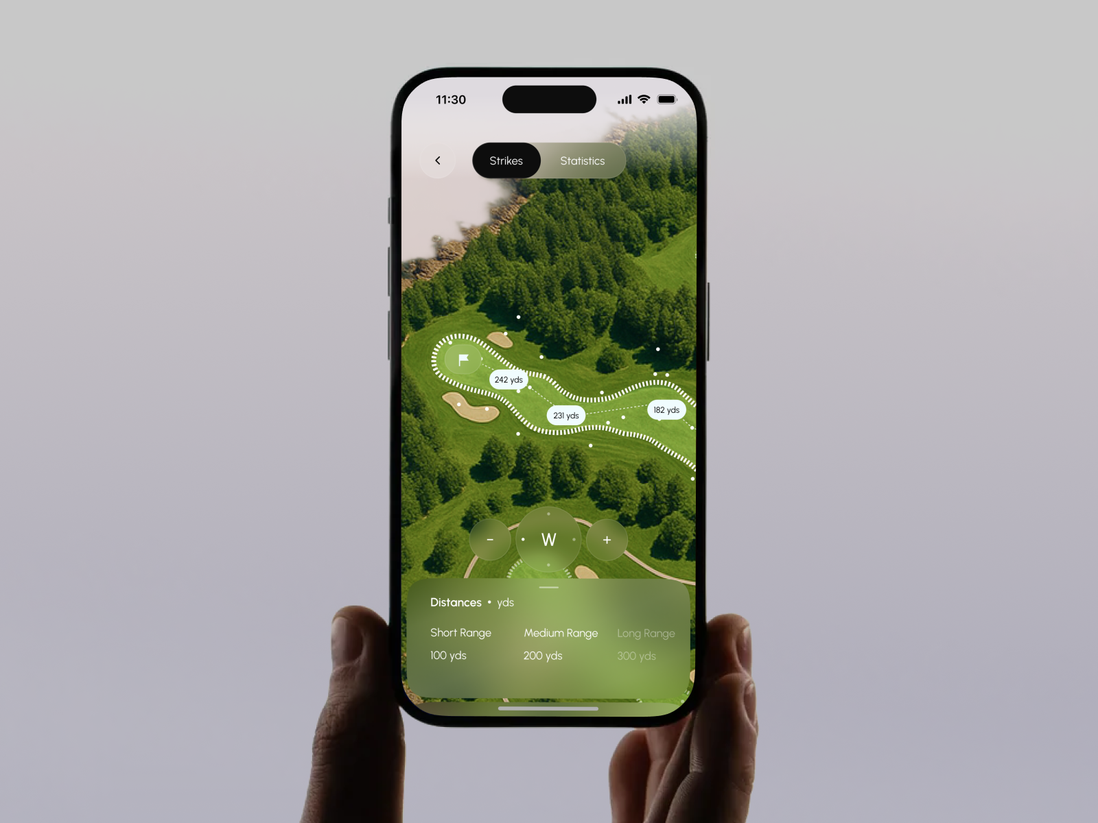 ShotScope - Golf Mobile App ai app app design b2b business course crm dashboard design golf interface mobile product saas score software statistics strategy ui ux
