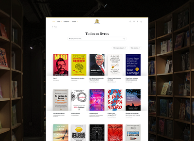 Sextante - Website book library books booksgenres bookstore ebook publishing house ui design webdesign website