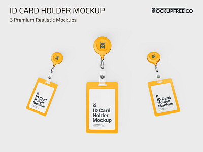 ID Card Holder Mockup branding corporate design idcard idholder mockup mockups photoshop premium product psd template templates