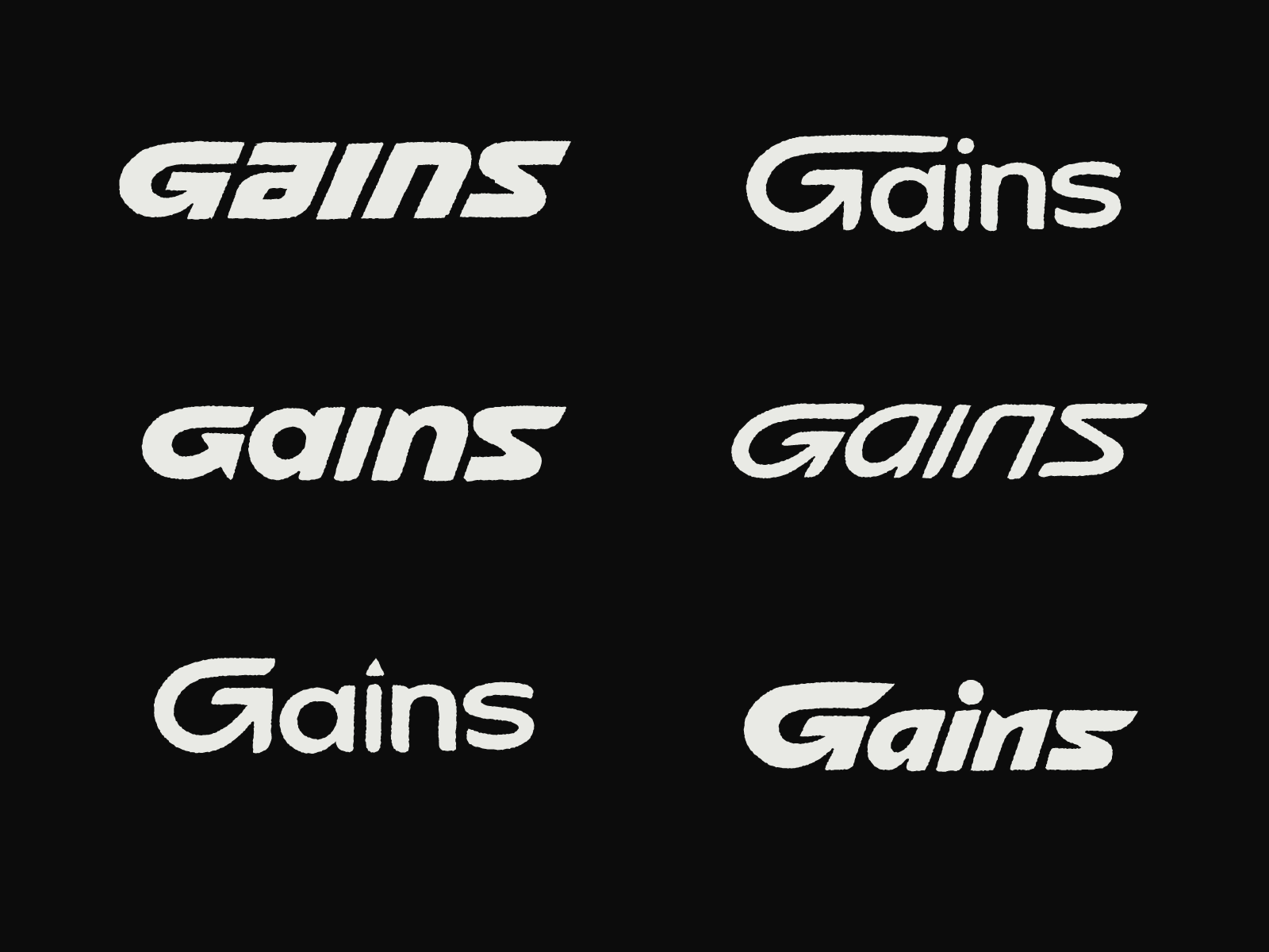 Example of Gains _ logotype _ process