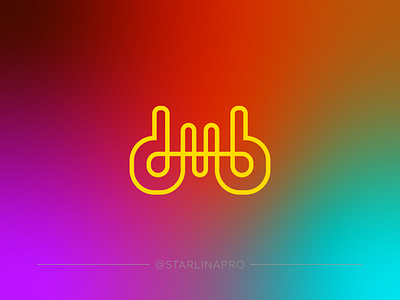 Music Logo | Sound logo audio logo audio symbol bd lettermark brand logo branding db music identity lettermark logo logo design minimal logo minimalist logo modern logo modern music logo monogram music brand music initials music logo music monogram music startup sound logo