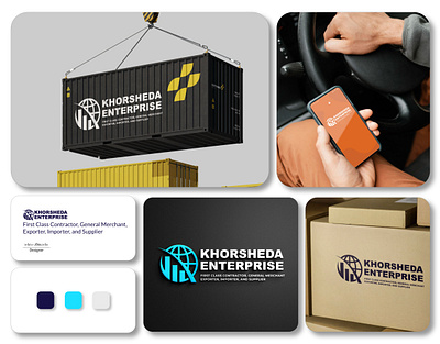 Smooth & Rewarding Client Collaboration brandguidline branding export import logo logodesign logofolio mohuaaktermim42