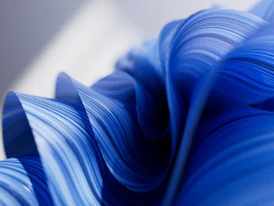 Daily render 03 3d branding c4d clean curves design flower illustration light redshift render shaders shading texturing ui