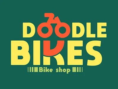 50 Day Logo Challenge - Day 24 - Bicycle Shop logo dailylogo dailylogochallenge