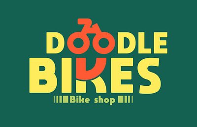 50 Day Logo Challenge - Day 24 - Bicycle Shop logo dailylogo dailylogochallenge