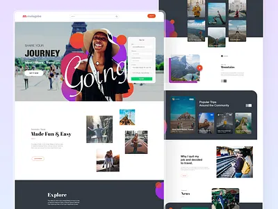 Mologobo Adventure Landing Page 2025 design branding design dribbble explore figmadesign holidays home page landing page theme tourist touristwebsite travel travelui trip ui uiux uiuxdesign web design website