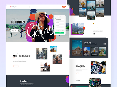 Mologobo Adventure Landing Page 2025 design branding design dribbble explore figmadesign holidays home page landing page theme tourist touristwebsite travel travelui trip ui uiux uiuxdesign web design website