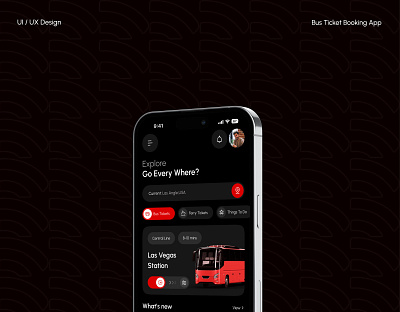 Bus Ticket Booking Mobile App booking app design mobile app ui