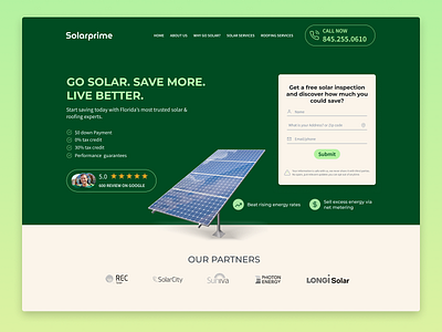 Transforming Solar Energy: Stunning Website Redesign to Boost Yo solar website design