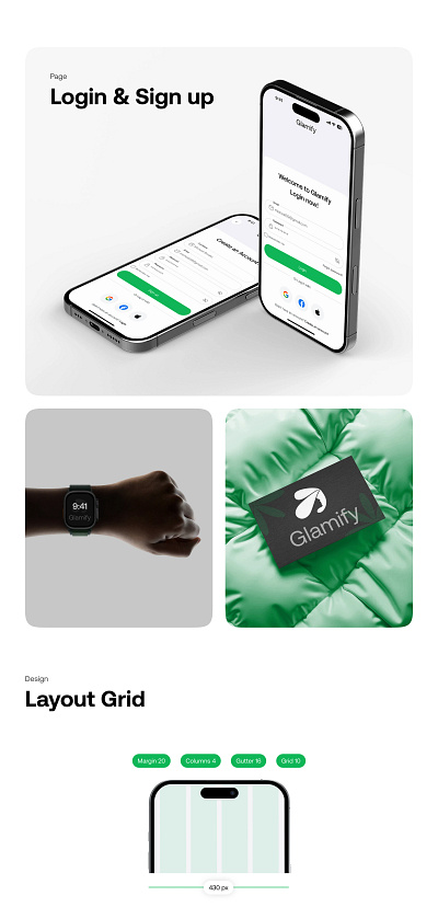 Beauty Product Mobile App - UI/UX design mobile app ui