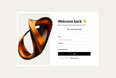 Daily UI #01 - Sign In 3d branding daily design graphic design icon illustration login screen sign in ui ux vectoriel