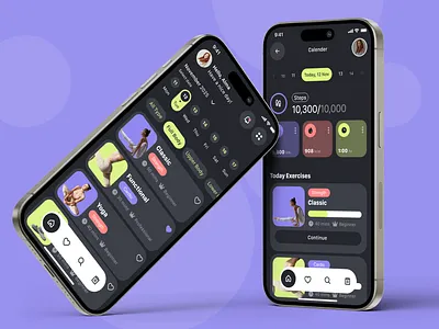 Fitflow app app design figma fitness fitness app mobile app motion design motion graphics pilates ui uiux design ux web design yoga