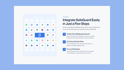 SaaS Integrations Section Concept design figma saas section ui ux web design