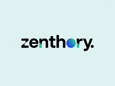 Tech-Inspired Wordmark Logo for “Zenthory” branding design graphic design illustration logo logo design typography ui ux vector