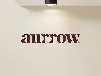 Premium Wordmark Logo for “Aurrow” – Creative Agency Identity branding design graphic design illustration logo logo design typography ui ux vector