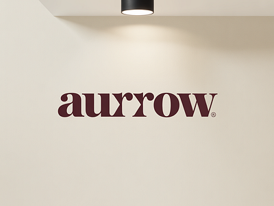 Premium Wordmark Logo for “Aurrow” – Creative Agency Identity branding design graphic design illustration logo logo design typography ui ux vector