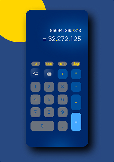 Daily UI 004 Calculator app apple calculator dailyui figma graphic design ios page phone ui ux