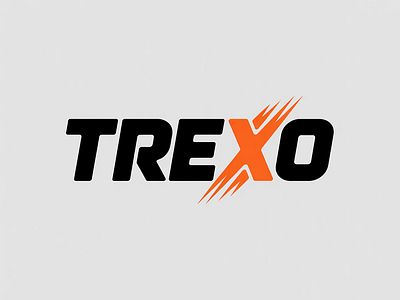 Sporty & Energetic Wordmark Logo for “Trexo” branding design graphic design illustration logo logo design typography ui ux vector