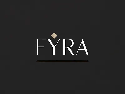 Minimalist Luxury Wordmark Logo for “Fyra” – Home Décor branding design graphic design illustration logo logo design typography ui ux vector